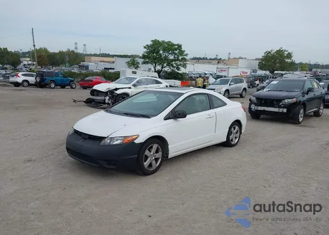 2007 Honda Civic Ex из США, поврежденный, VIN 2HGFG12887H512420